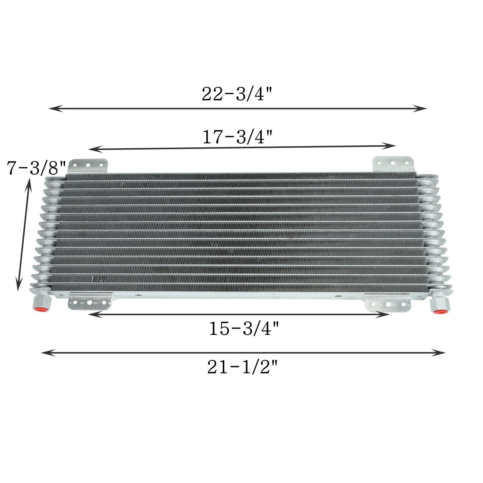 Tru-Cool  Heavy Duty 40,000 GVW Transmission Oil Cooler Low Pressure Drop LPD 47391  with Mount