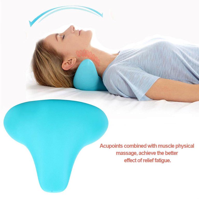  Cervical Spine Massage Pillow, Portable Neck and