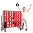 thumbnail image 1 of Costway Jumbo 4-to-Score 4 in A Row Giant Game Set Outdoor Indoor Adults Kids Family Fun, 1 of 10
