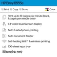 thumbnail image 2 of Impresora de inyección de tinta a color multifunción inalámbrica HP Envy 6555e, 2 of 9