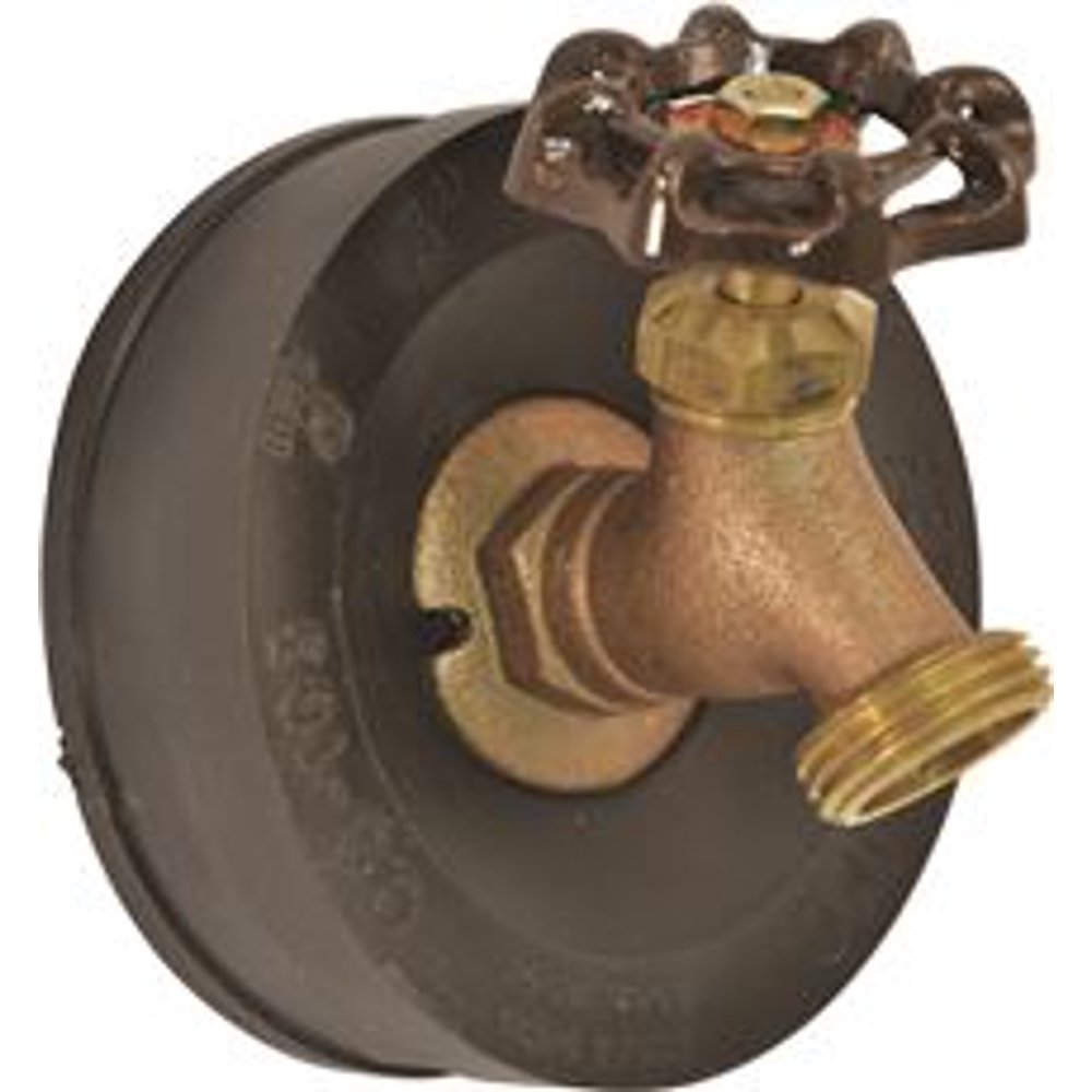 Fernco Reusable Cap With Hose Bibb, 3 In.