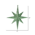 thumbnail image 2 of Vickerman 12" Celadon Iridescent Glitter Bethlehem Star Christmas Ornament, 2 per Box, 2 of 3