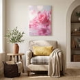 thumbnail image 4 of Canvas Wall Art, Pink Rose Fantasy Framed Canvas Prints for Living Room Bedroom, Elegance Floral Romantic Reflection Large Gallery Wrapped Wall Decor for Home Office, Gifts, 16"x20" Ship Next Day, 4 of 9