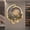 Brown, variant on 3D LED Wall Clock for Living Room,Large Gold Decorative Wall Clock with Light,Creative Silent Clock Battery Operated for Kitchen/Entryway/Bedroom