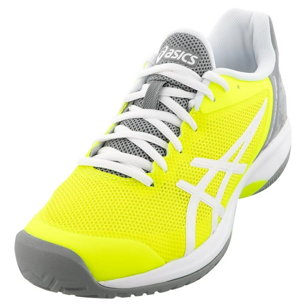 Asics Women`s GEL-Court Speed Tennis Shoes Safety Yellow and Stone Gray ( Safety Yellow and Stone Gray ) Asics Women`s GEL-Court Speed Tennis Shoes Safety Yellow and Stone Gray ( Safety Yellow and Stone Gray )