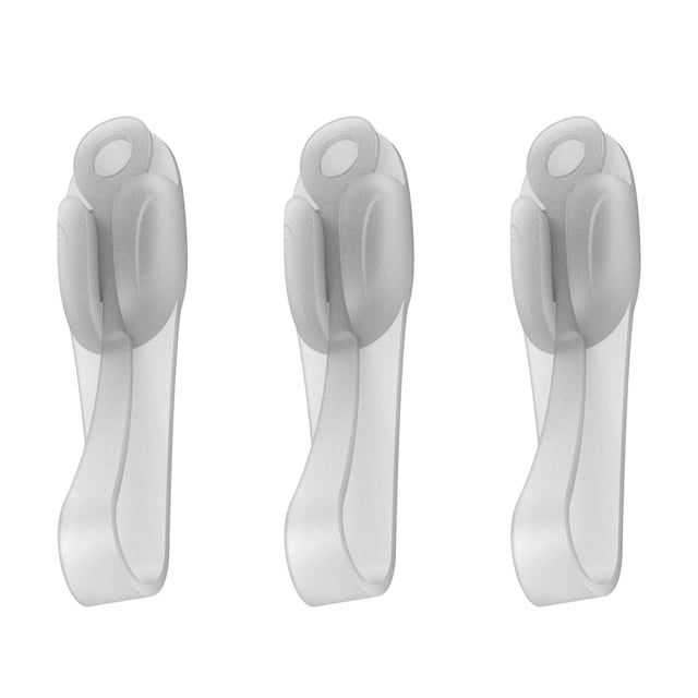 Clips de cable adhesivos Toystoory paquete de 3 para gestión de cables
