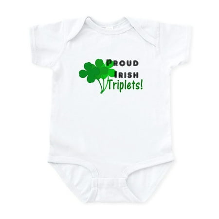 

CafePress - Proud Irish Triplets Infant Bodysuit - Baby Light Bodysuit Size Newborn - 24 Months