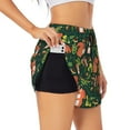 thumbnail image 2 of Disketp Forest Squirrel Print Women's Shorts Workout Shorts for Athletic Gym Running Shorts with Phone Pockets XX-Large, 2 of 8