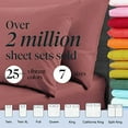 thumbnail image 4 of Luxclub Twin Cooling Sheets Set, Soft Microfiber Bed Sheet with Deep Pockets and Wrinkle Resistant Fabric, Salmon Pink, 4 Piece, 4 of 8