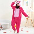 thumbnail image 6 of purcolt Family Matching Onesie Pajamas, Mom and Kids Flannel Animal Cosplay Suit One Piece Costume Sleepwear Homewear Christmas Party Holiday Pajamas(Mom, XL), 6 of 8