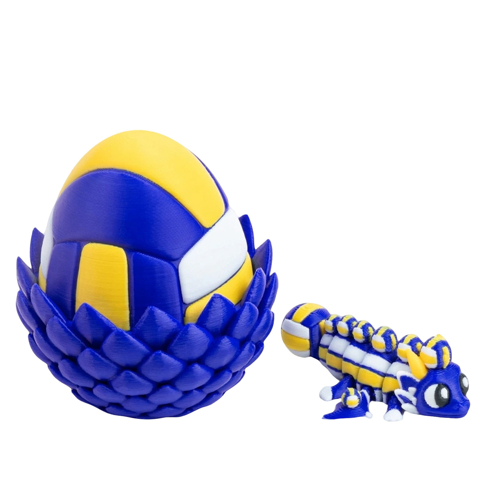 8Pcs Easter 3D Egg with Winged Dragon Toys, Perfect Birthday Christmas Easter Gifts, Easter Basket Stuffers