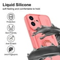 thumbnail image 5 of Hootek Designed for iPhone 16Plus Case, Liquid Silicone, Multi-Functional Card Pocket with Lanyard Strap, Adjustable Rope, Shockproof All-Round Protection, TPU Soft Phone Case for iPhone 16Plus, Pink, 5 of 8