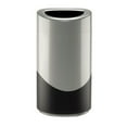 thumbnail image 3 of Safco SAF9921SLBL 1 gal Open Top Receptacle, Silver & Black, 3 of 3
