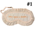 thumbnail image 3 of Sleeping Mask Lovely Lace Letter Decor Sleeping Eye Cover Blindfold Eyeshade, 3 of 8