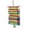 multicolor, variant on potrochi Bird Toys - Parrot Toys with Multicolored Natural Wooden Blocks, Bird Chewing Sticks Toys for Conures Parakeets Cockatiels Lovebirds African Grey Macaws Amazon Parrots