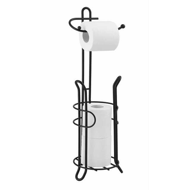 Portarrollos SunnyPoint de acero de 60 cm con almacenamiento para 3 rollos
