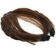 thumbnail image 3 of EeaseMX Pelucas sintéticas de moda, diadema, flequillo frontal, flequillo, extensiones de cabello para mujeres y niñas (marrón claro), 3 of 8