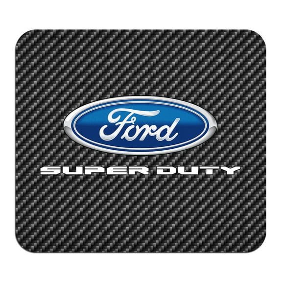 Ford Super-Duty New Black Carbon Fiber Texture Graphic PC Mouse Pad for Gaming and Office