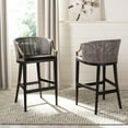 thumbnail image 3 of SAFAVIEH Brando Bar Stool Brown / Brown, 3 of 8