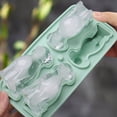 thumbnail image 6 of WIFKLSIIPG Cute Mould Dog Shapes Tray Silicone Ice Mould Fun Shapes Make 4 Ice for Iced Coffee, 6 of 8