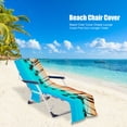 thumbnail image 3 of Beach Chair Cover Chaise Lounge Cover Pool Sun Lounger Towel, 3 of 8