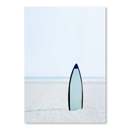 UPC: 0686457561648 | Americanflat Blue Surf Board by Tanya Shumkina Poster Art Print