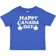 thumbnail image 3 of Inktastic Happy Canada Day with Distressed Maple Leaves Boys or Girls Baby T-Shirt, 3 of 5