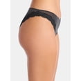 thumbnail image 3 of No Boundaries Valentine's Day Sheer Micro Cheeky Panties, 2-Pack, Women's, 3 of 5