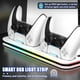 thumbnail image 4 of Soporte con ventilador de refrigeración compatible con las consolas PS5, PS5 Slim y PS5 Pro: iluminación LED RGB, base de carga y estante de almacenamiento, 4 of 9