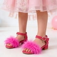 thumbnail image 2 of MEZZALL Girls Sandals Heeled Flip Flops For Kids With Elegant Dressy Sandals Kids For Parties And Occasions Boho Toddler Shoes, 2 of 9