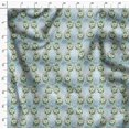 thumbnail image 4 of Soimoi Polyester Crepe Fabric Leaves & Magnolia Floral Print Sewing Fabric Yard 52 Inch Wide, 4 of 5