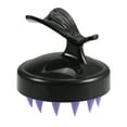 thumbnail image 1 of Masajeador de cuero cabelludo Unique Bargains Cuidado del cabello Cepillo de cuero cabelludo para mujeres Masajeador de cabello en la ducha para limpiar negro, púrpura, 1 of 7
