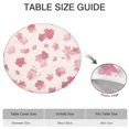 thumbnail image 6 of Pioneer Flower Floral Print Pattern Round Fitted Tablecloth with Elastic Edge,Dining Table Cover Waterproof,Outdoor Round Tablecloth for Camping,Dining,Indoor and Outdoor, 6 of 7
