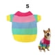 thumbnail image 5 of Greeniant Suéter de punto de arcoíris de Bulldog, suéter cálido y acogedor para mascota, jersey de punto, chaleco cálido de invierno Ropa para mascotas Como se muestra S, 5 of 6