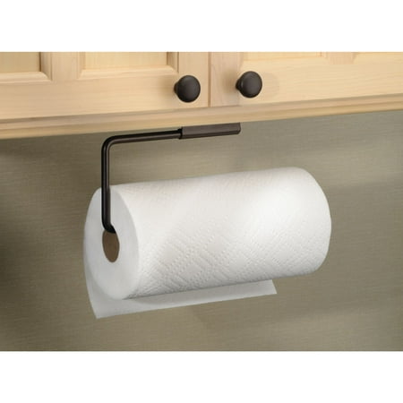 InterDesign Swivel Paper Towel Holder for Kitchen, Wall Mount/Under Cabinet, (Best Under Cabinet Paper Towel Holder)