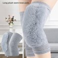 thumbnail image 5 of Ptetnvg Warm Knee Pads 1 Pair of Thickened Fleece Knee Sleeves Winter Warmth Non-slip High Elasticity Imitation Rabbit Fur Knee Pads, 5 of 9