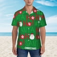 thumbnail image 4 of Daiia Cute Santa Hawaiian Shirt for Men Gentle Cotton Regular Short Sleeve Casual-Small, 4 of 9