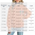 thumbnail image 3 of Edvintorg Girls Sweatshirts Size 10-12 Cute Printed Crew Neck Loose Pullover Top Solid Color Long Sleeve Casual Sweatshirt Kids Clothes, 3 of 7