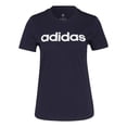 thumbnail image 1 of Playera adidas Mujer Dama Casual Loungewear Essentials Logo azul XXS, 1 of 6
