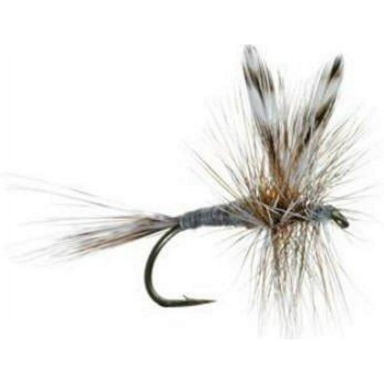 Feeder Creek Fly Fishing Trout Flies - Trout Crushing Dry Fly Assortment -  72 Dry Flies in 12 Patterns