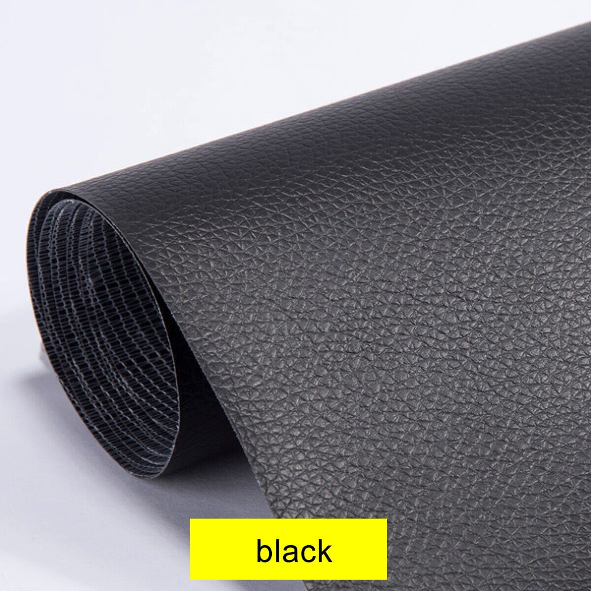 Tradinno Self Adhesive Leather Patch Sofa Repairing Subsidies Fabric PU Stick Black
