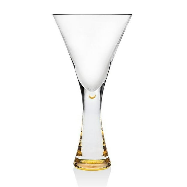 Godinger 99993 9 oz Finley Gold Goblet - Set of 2