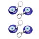 thumbnail image 5 of Aretes De Ojo Azul ANGGREK 12 Mm Resina De Vidrio 2 Pares, 5 of 8