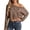 Coffee, variant on Womens Off Shoulder Boat Neck Long Sleeve Tops Oversized Leopard Print Tees Animal Pattern Base Layering Style T-Shirts