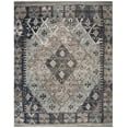 thumbnail image 2 of SAFAVIEH Outdoor MTG236K Montage Collection Blue / Grey Rug, 2 of 7