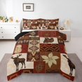 thumbnail image 2 of Erosebridal Aztec Bedding Queen Comforter Set for Adult, Rustic Animal Down Comforter, Hippie Style Decor, Reversible 3pcs, 2 of 8