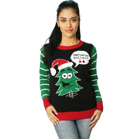 Ugly Christmas Sweater Funny Women's 