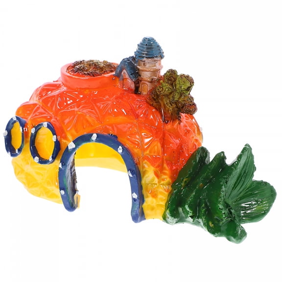 ACDANC Hermit Crab Artificial Castle Terrarium Betta Fish Tank Stone Resin