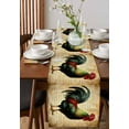 thumbnail image 2 of Hokiten Table Runners 72 Inches Long Dress Scarves, Retro Rooster Farmhouse Kitchen/Dining Table Runner, Coffee Tablerunners, Farmhouse Vintage Animal Watercolor 13x72 Inch, 2 of 7