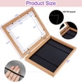 thumbnail image 2 of Kids Art Frames Front Opening Changeable Sets of 2 Wood 8.5X11" Artwork Frames for Kids Drawings Storage Frames Children Art Projects Schoolwork Crafts Hanging Art Displays, 2 of 6